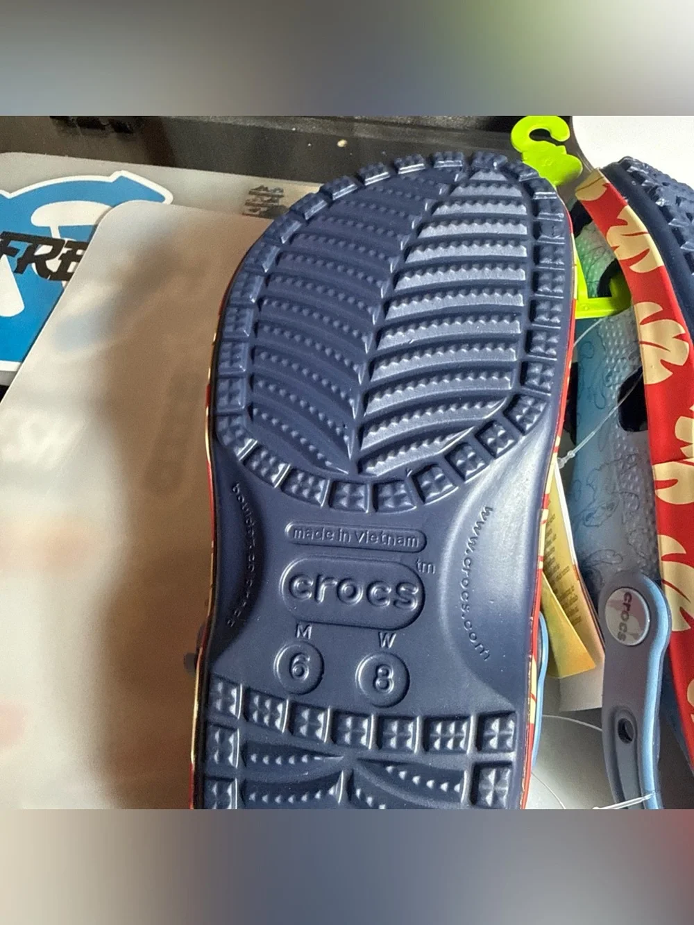Crocs Disney Lilo & Stitch Classic Clog Multi Size Blue Sandals 213006-90H NEW
